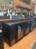 90" THREE GLASS DOOR BACK BAR COOLER - 2