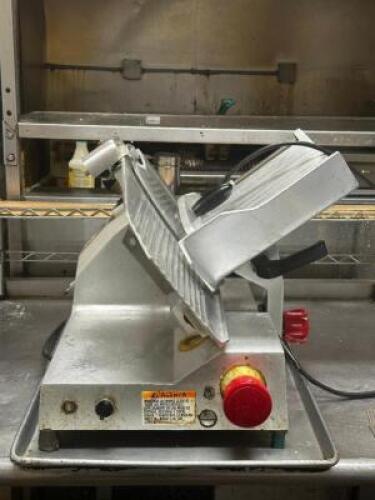 12" MANUAL GRAVITY FEED SLICER