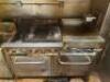 CASTLE TWO DOOR GAS RANGE WITH GRIDDLE AND STOVE TOP