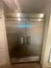 78" STAINLESS STEEL TWO DOOR REACH IN FREEZER - 5