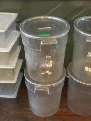 (2) - 20L CONTAINERS WITH LIDS