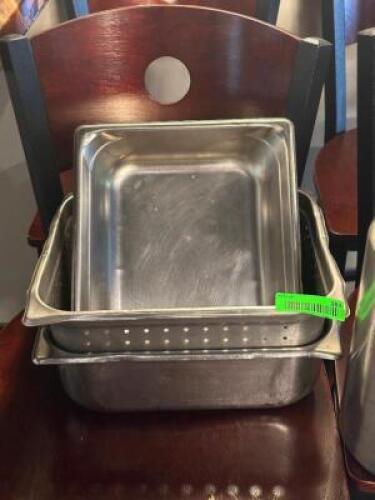 (2) - 1/2 SIZED STAINLESS STEEL INSERTS