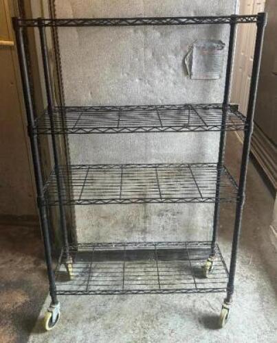 57" ROLLING SHELVING UNIT