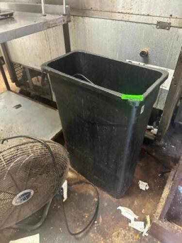 WASTE BIN WITH FAN
