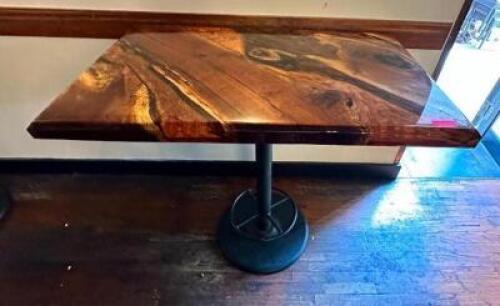 CUSTOM MADE BAR HEIGHT TABLE