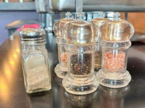 ASSORTED SALT AND PEPPER SHAKERS