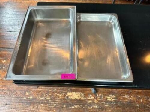 (2)- FULL SIZE STAINLESS INSERTS