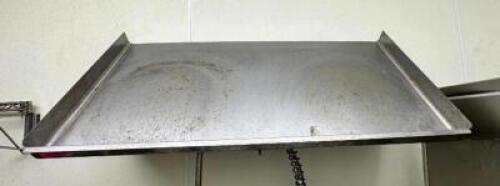 42" STAINLESS WALL SHELF