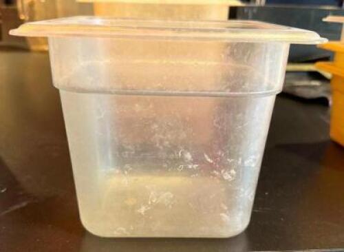 (7)- 1/6 SIZE PLASTIC INSERTS