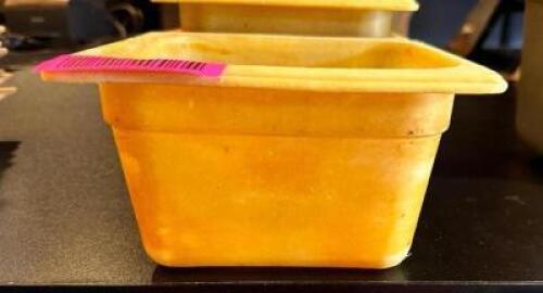 (9)- 1/6 SIZE PLASTIC INSERTS