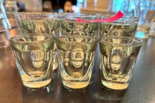 ASSORTED SIZED SHOT GLASSES