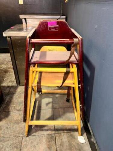 (2)- HIGH CHAIRS