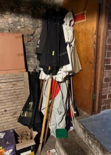 ASSORTED PATIO UMBRELLAS
