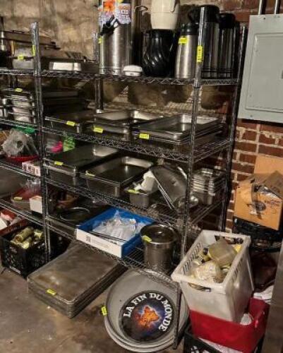 WIRE SHELVING UNIT