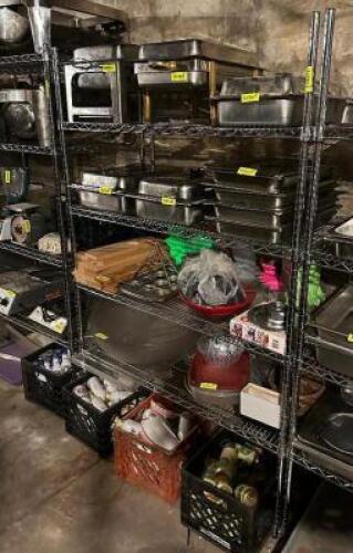 WIRE SHELVING UNIT