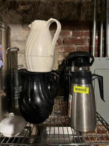 ASSORTED COFFEE POTS
