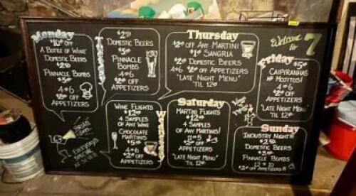 7FT MENU BOARD