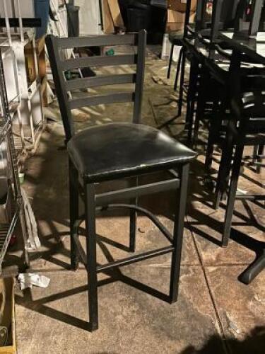 (2)- BAR HEIGHT CHAIRS