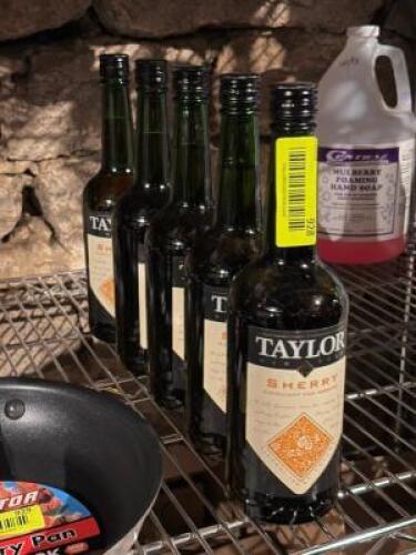 (5)- BOTTLES OF COOKING WINE