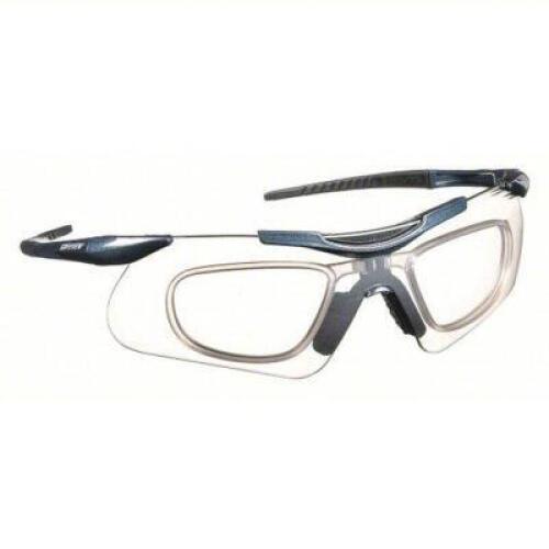 DESCRIPTION: (24) PAIRS OF SAFETY GLASSES BRAND/MODEL: KLEENGUARD #28AD15 INFORMATION: WRAPAROUND FRAME, FRAMELESS, LIGHT GRAY, BLUE, BLACK/BLUE SIZE: