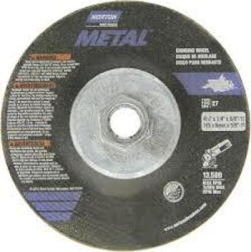 DESCRIPTION: (10) GRINDING DISCS BRAND/MODEL: NORTON INFORMATION: TYPE 27 SIZE: 6" X 1/8" X 5/8"-11 QTY: 10