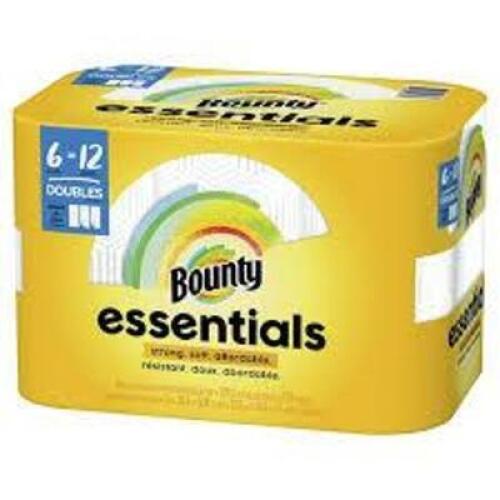 DESCRIPTION: (1) CASE OF (6) PAPER TOWELS BRAND/MODEL: BOUNTY SIZE: 6 DOUBLE ROLLS RETAIL$: $13.11 EA QTY: 1