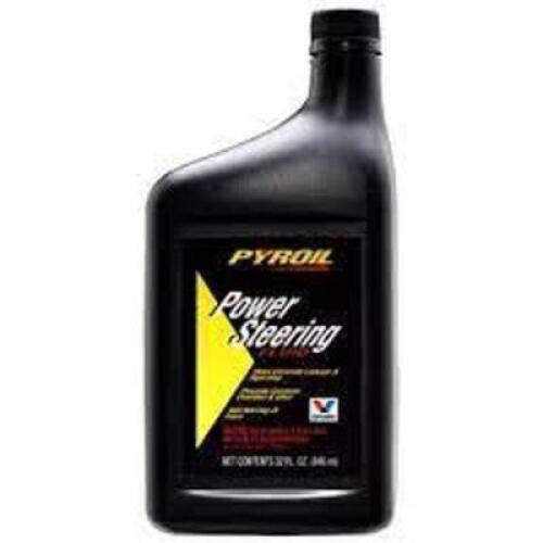 DESCRIPTION: (4)POWER STEERING FLUID BRAND/MODEL: PYROIL RETAIL$: $5.00 EA SIZE: 1 QT QTY: 4