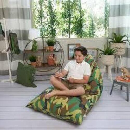DESCRIPTION: (1) BEANBAG CHAIR COVER INFORMATION: CAMO SIZE: 50X30 RETAIL$: $25.78 EA QTY: 1