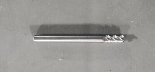 DESCRIPTION: (2) SOLID CARBIDE SQ END MILL BRAND/MODEL: PROMAX 111-00824 SIZE: 1/8" DIA 1/4" LOC RETAIL$: $42.46 QTY: 2