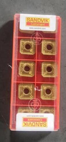 DESCRIPTION: (20) CARBIDE MILLING INSERTS BRAND/MODEL: SANDVIK R245-12 T3 K-MM 2040 RETAIL$: $530.00 QTY: 20