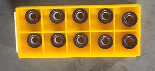 DESCRIPTION: (20) CARBIDE MILLING INSERTS BRAND/MODEL: MITSUBISHI RPMW150600E VP15TF RETAIL$: $375.40 QTY: 20