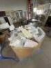 PALLET WITH ASSORTED CURTAINS AND BEDDING