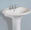 Shelburne 8.2 in. Pedestal Sink Basin in White Vitreous China