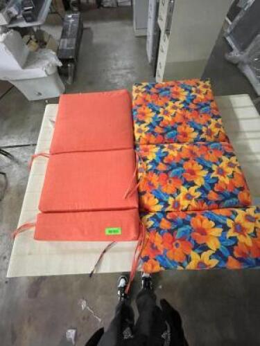 ASSORTED PATIO CUSHIONS