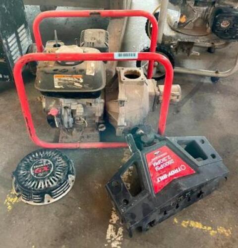 TRASH PUMP WITH HONDA MOTOR