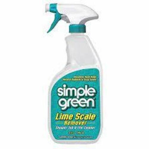 DESCRIPTION: (2) LIME SCALE REMOVER BRAND/MODEL: SIMPLE GREEN #3UP43 RETAIL$: $8.35EA SIZE: 32 OZ QTY: 2