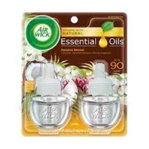 DESCRIPTION: (6) PLUG IN SCENTED OIL REFILL BRAND/MODEL: AIR WICK INFORMATION: PARADISE RETREAT RETAIL$: $7.32 EA SIZE: 40 ML QTY: 6