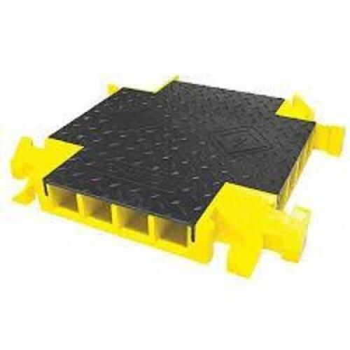 DESCRIPTION: (2) CABLE PROTECTOR BRAND/MODEL: BUMBLEBEE #38NF59 INFORMATION: 4 CHANNELS, HINGED, 3 IN MAX CABLE DIA, 24 IN WD, 4 IN HT SIZE: 2' RETAIL
