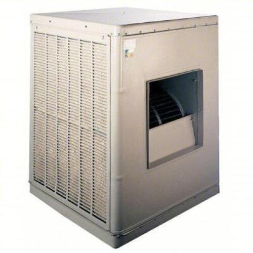 DESCRIPTION: (1) DUCTED EVAPORATIVE COOLERBRAND/MODEL: CHAMPION #5FTT7SIZE: 2000 TO 4000 SQ FT, 7,500 TO 8,500 CFM, 2 IN PAD THICK, 41 1/4" x 41 1/4" x 53 5/8"RETAIL$: $1935.0 EAQTY: 1