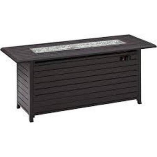 DESCRIPTION: (1) OUTDOOR GAS FIRE PITBRAND/MODEL: BETTER HOMES AND GARDENS #BH46-092-199-08INFORMATION: CARTER HILLSSIZE: 57" x 21.26" x 24.4"RETAIL$: $155.99 EAQTY: 1