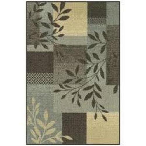 DESCRIPTION: (1) AREA RUG BRAND/MODEL: MAINSTAYS #MS8082138917016 INFORMATION: BLUE MULTI LEAF BLOCK SIZE: 5' X 7' RETAIL$: $64.99 EA QTY: 1