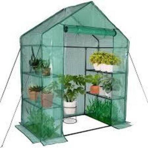 DESCRIPTION: (1) GREEN HOUSEINFORMATION: SEE INSPECTION, IMAGES ARE FOR ILLUSTRATION PURPOSES ONLY AND MAY NOT BE AN EXACT REPRESENTATION OF THE PRODUCTSIZE: 8' X 12'RETAIL$: $199.56 EAQTY: 1