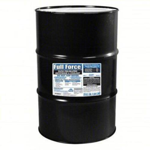 DESCRIPTION: (1) ANTIFREEZE AND COOLANT BRAND/MODEL: FULL FORCE #48ZE73 INFORMATION: CONVENTIONAL GREEN SIZE: 55 GALLON DRUM RETAIL$: $559.96 EA QTY: