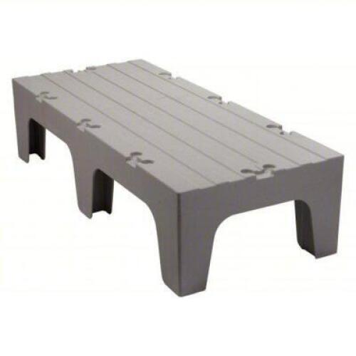 DESCRIPTION: (1) DUNNAGE RACK, S SERIES BRAND/MODEL: CAMBRO #4UHY5 INFORMATION: GRAY, POLYPROPYLENE, 3000 LB CAPACITY SIZE: 12 IN X 48 IN X 21 IN RETA