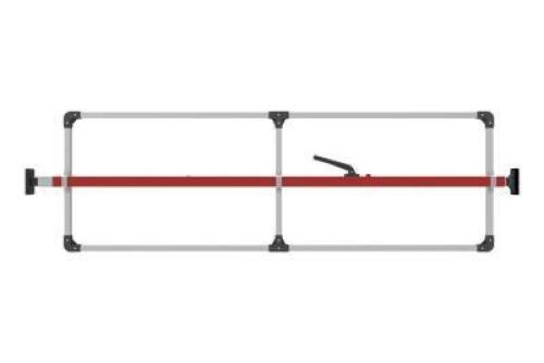 DESCRIPTION: (1) HYDRAULIC CARGO BARS BRAND/MODEL: SAVE A LOAD INFORMATION: RED, ARTICULATING FEET, ATTACHED 3 CROSSMEMBER HOOP SIZE: 84" - 114" RETAI