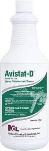 DESCRIPTION: (4) AVISTAT-D SPRAY DISINFECTANT CLEANER BRAND/MODEL: AVISTAT/0252-36 INFORMATION: CITRUS-FLORAL SCENTED DISINFECTANT SPRAY RETAIL$: $ 32
