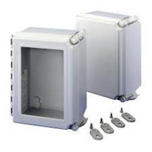 DESCRIPTION: (1) CONTINUOUS HINGE ENCLOSURE BRAND/MODEL: NVENT HOFFMAN #A201610CHQRFG INFORMATION: PLASTIC, WALL MOUNTED RETAIL$: $628.44 EA QTY: 1