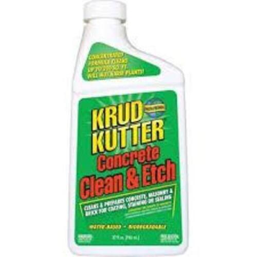 DESCRIPTION: (6) CONCRETE CLEAN AND ETCH BRAND/MODEL: KRUD KUTTER #CE326 SIZE: 1 QT RETAIL$: $87.48 TOTAL QTY: 6