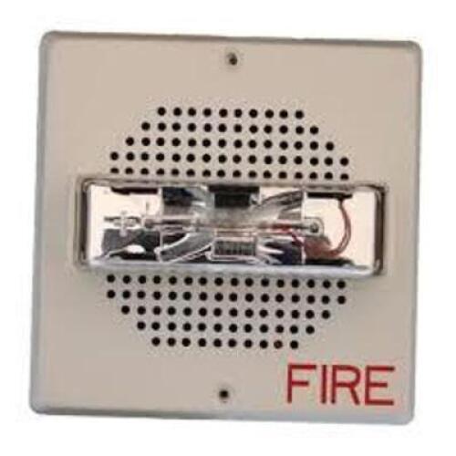 DESCRIPTION: (2) WALL MOUNT FIRE SPEAKER STROBE BRAND/MODEL: EATON #E70-24MCW-FW INFORMATION: WHITE RETAIL$: $100.70 EA QTY: 2