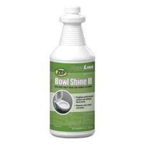 DESCRIPTION: (6) BOWL SHINE CLEANER AND DEODORIZER BRAND/MODEL: ZEP #T9FB2684477 RETAIL$: $7.00 SIZE: 1 QT QTY: 6